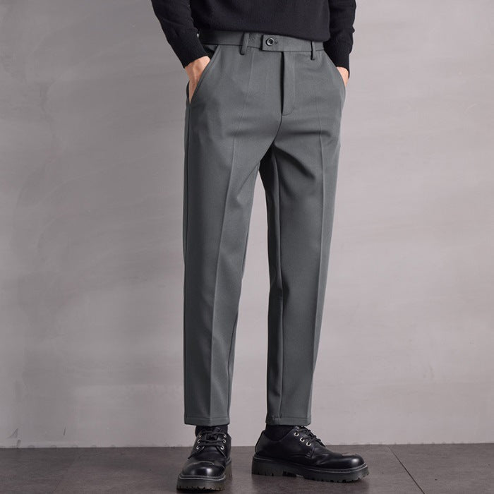 Fall Winter Men Straight Casual Pants UMAIR & HAYAT SELLER