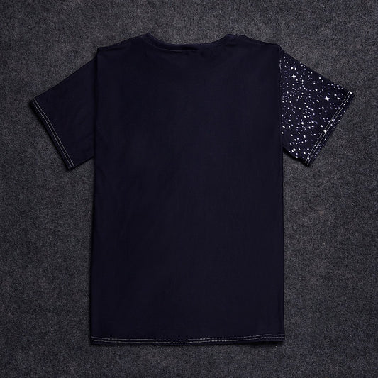 Men Space Odyssey Astronaut Print T-shirt