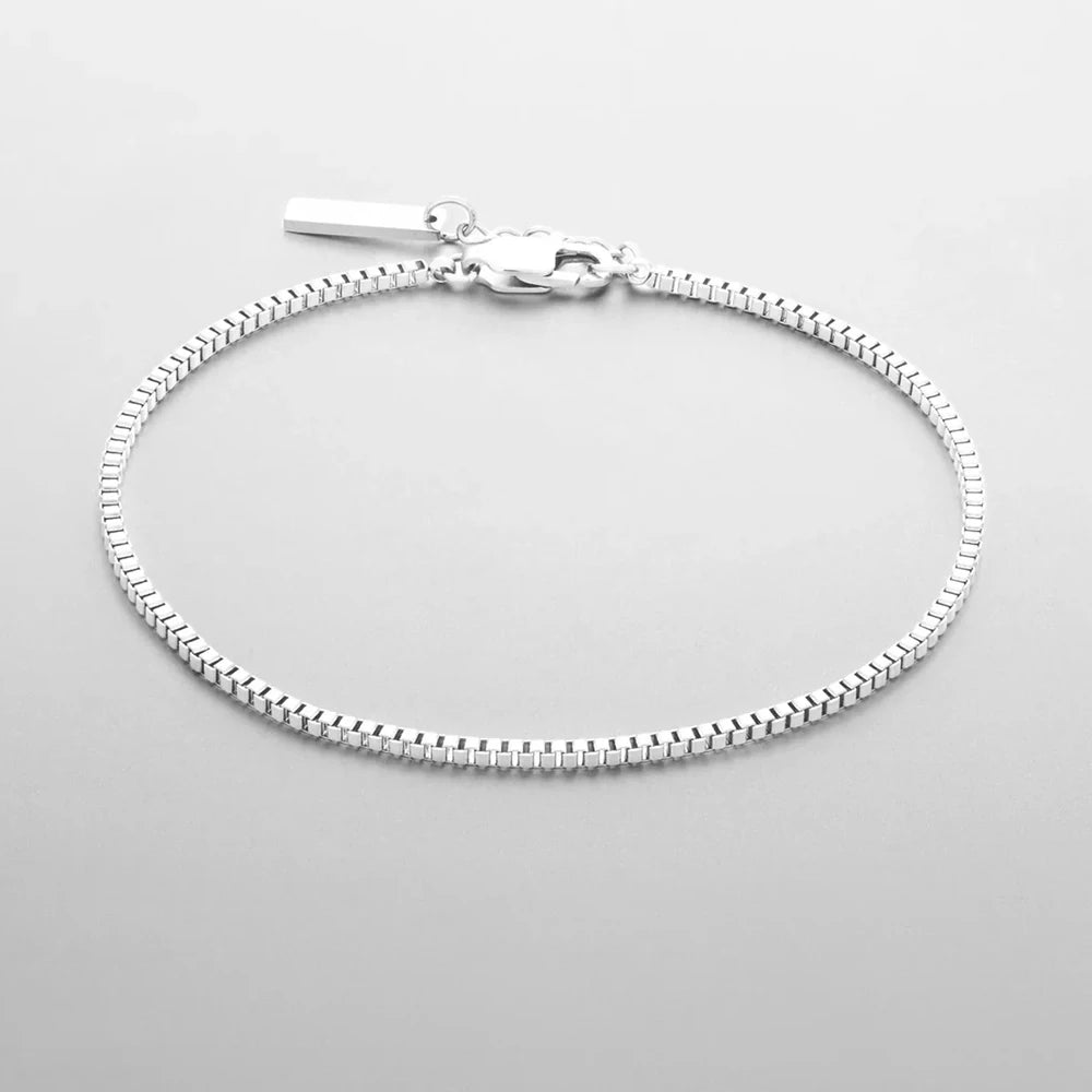 eManco Men's Personalized Creative Fashion Box Chain Bracelet European UMAIR & HAYAT SELLER