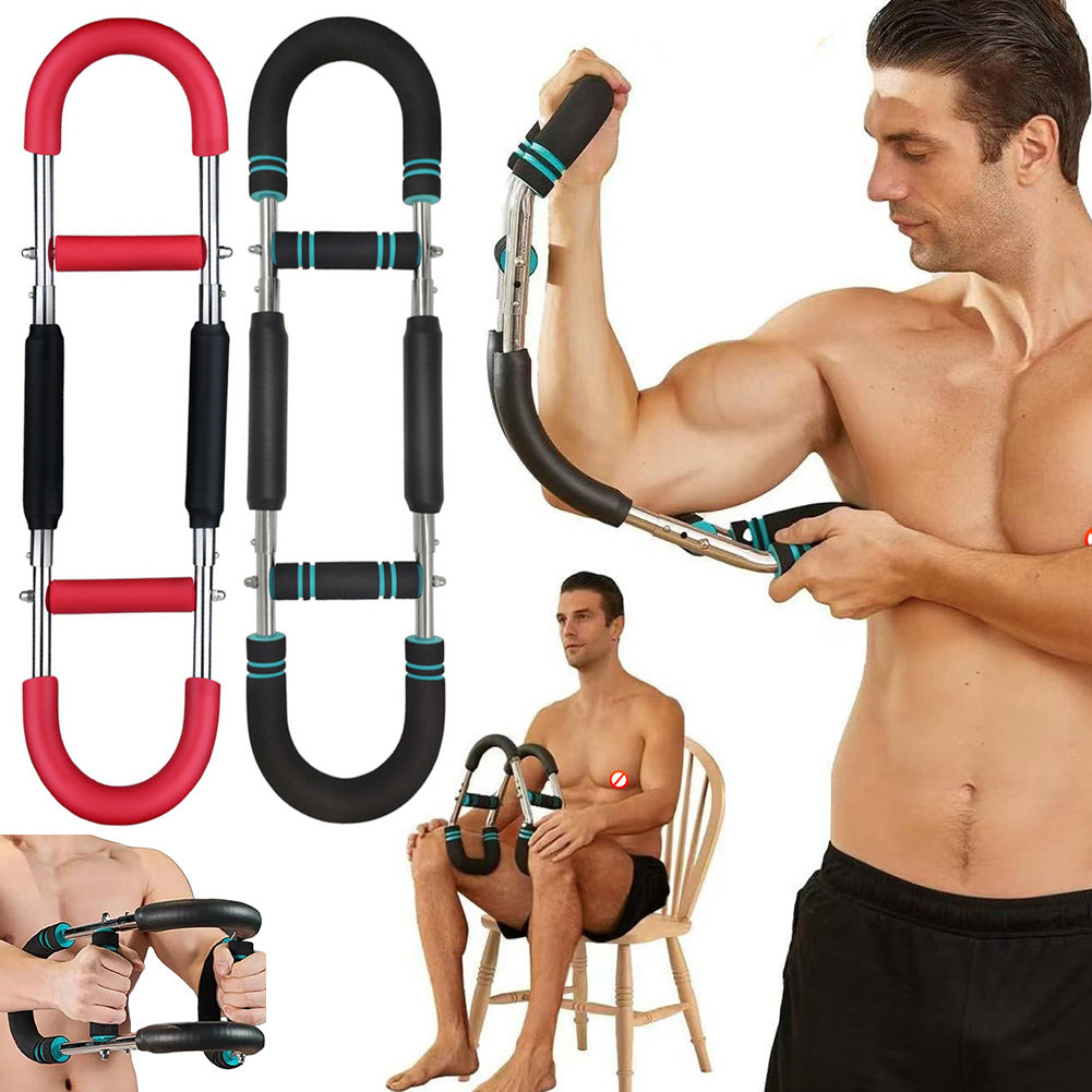 Multi-functional U-shaped Arm Strengthener Chest Trainer Adjustable Forearm Strength Exerciser Home Gym Equipment Bodybuilding UMAIR & HAYAT SELLER