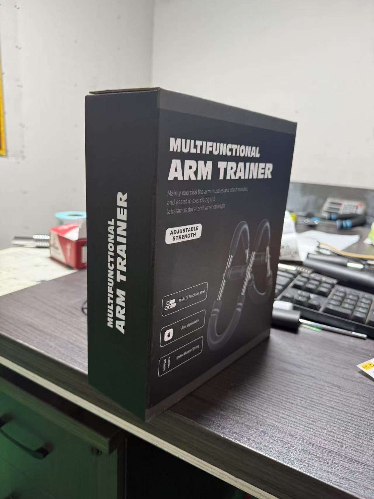 Multi-functional U-shaped Arm Strengthener Chest Trainer Adjustable Forearm Strength Exerciser Home Gym Equipment Bodybuilding UMAIR & HAYAT SELLER
