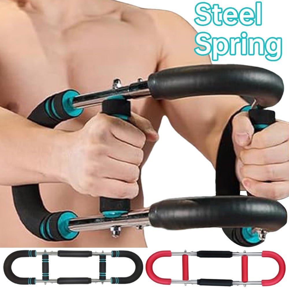 Multi-functional U-shaped Arm Strengthener Chest Trainer Adjustable Forearm Strength Exerciser Home Gym Equipment Bodybuilding UMAIR & HAYAT SELLER