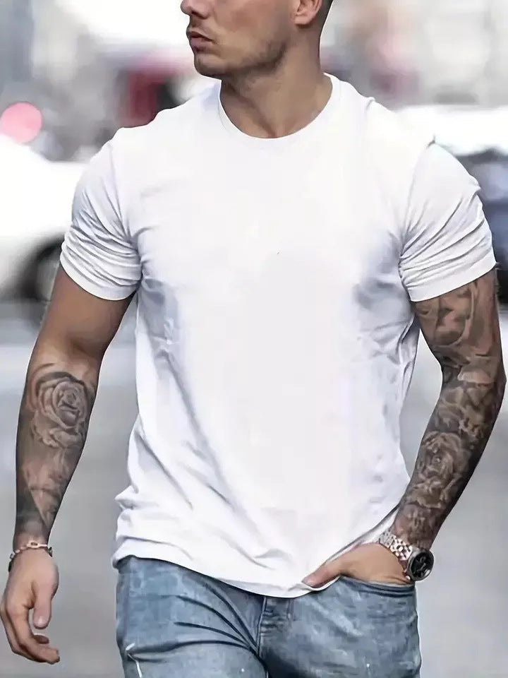 Men's Cotton Casual Short Sleeve 1