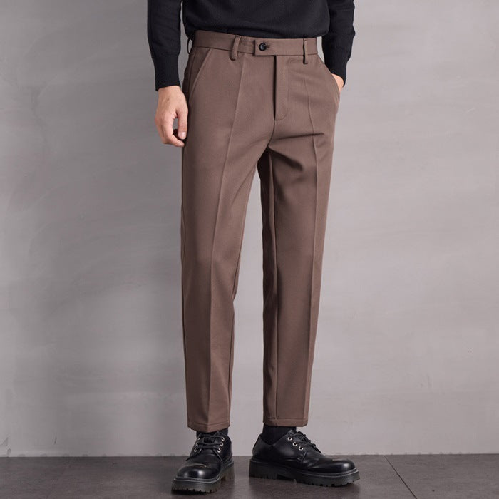 Fall Winter Men Straight Casual Pants UMAIR & HAYAT SELLER