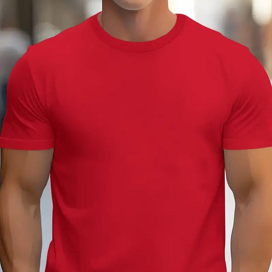 Men's Cotton Casual Short Sleeve 1