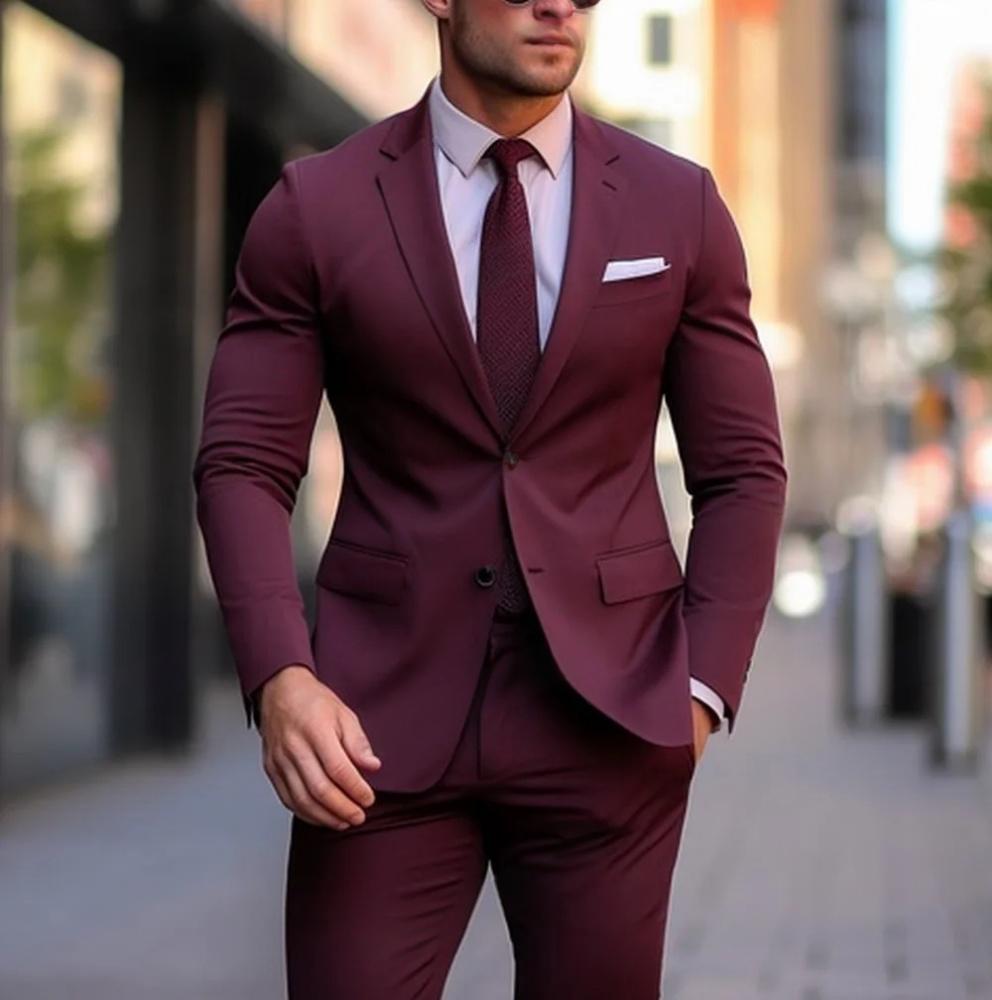 Suit Banquet Wedding Groomsman Suit Suit Two-piece Suit 1