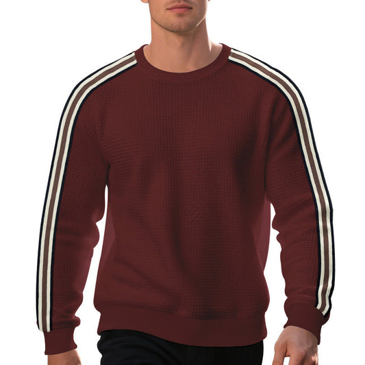 Casual Men's Loose Round Neck Sweater Thin 1