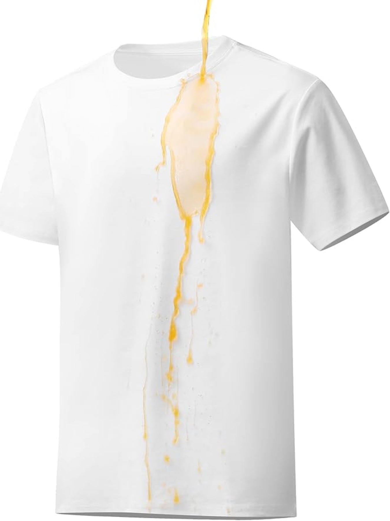 Neat White Basic Crewneck Short Sleeve Cotton Polyester Water Repellent Tops T Shirts Tee For Men UMAIR & HAYAT SELLER
