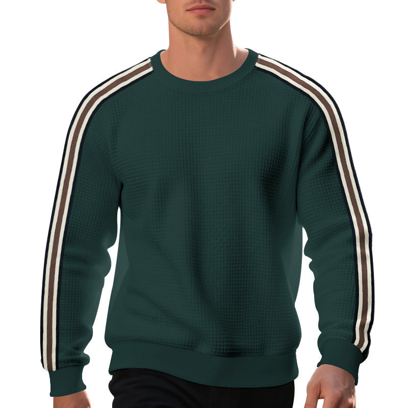 Casual Men's Loose Round Neck Sweater Thin 1