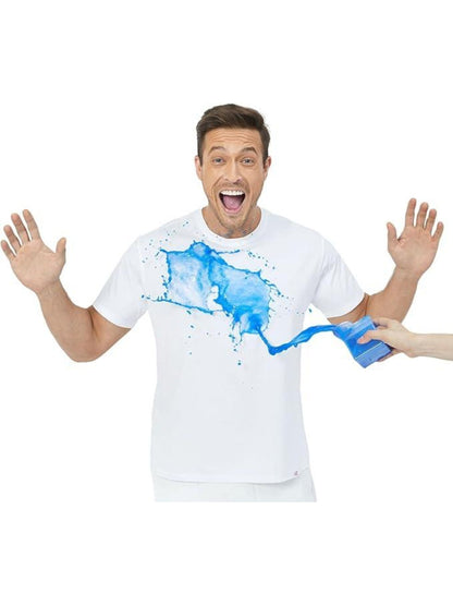Neat White Basic Crewneck Short Sleeve Cotton Polyester Water Repellent Tops T Shirts Tee For Men UMAIR & HAYAT SELLER