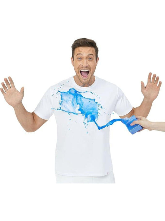 Neat White Basic Crewneck Short Sleeve Cotton Polyester Water Repellent Tops T Shirts Tee For Men UMAIR & HAYAT SELLER