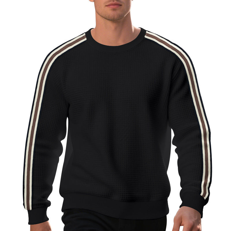 Casual Men's Loose Round Neck Sweater Thin 1