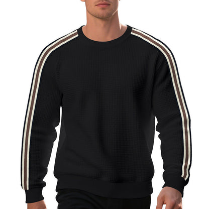 Casual Men's Loose Round Neck Sweater Thin 1