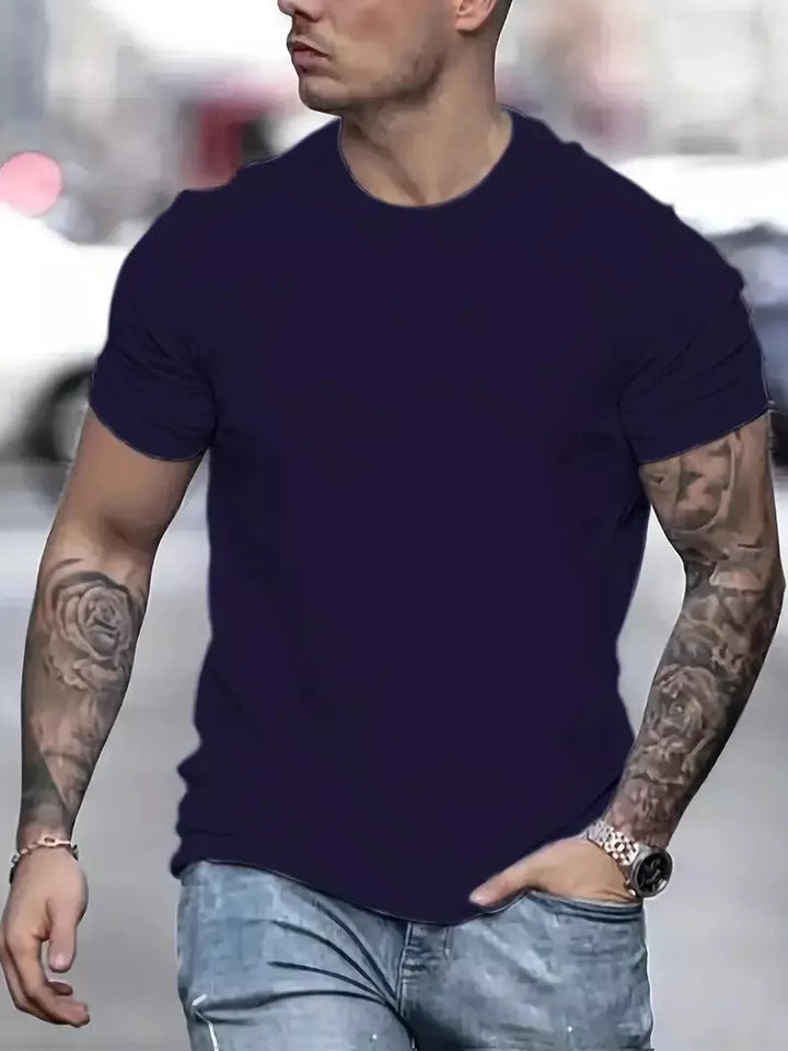 Men's Cotton Casual Short Sleeve 1