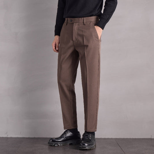 Fall Winter Men Straight Casual Pants UMAIR & HAYAT SELLER