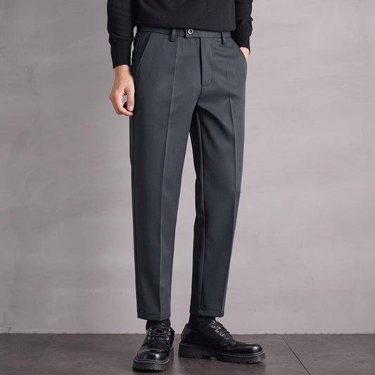 Fall Winter Men Straight Casual Pants UMAIR & HAYAT SELLER