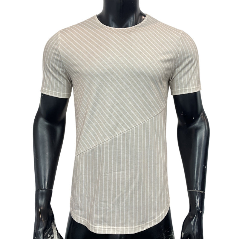 Men's Solid Color Casual Loose Short Sleeves 1