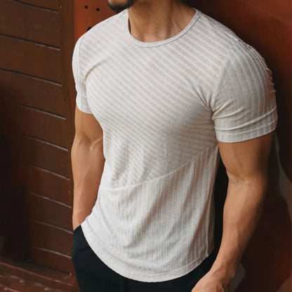 Men's Solid Color Casual Loose Short Sleeves 1