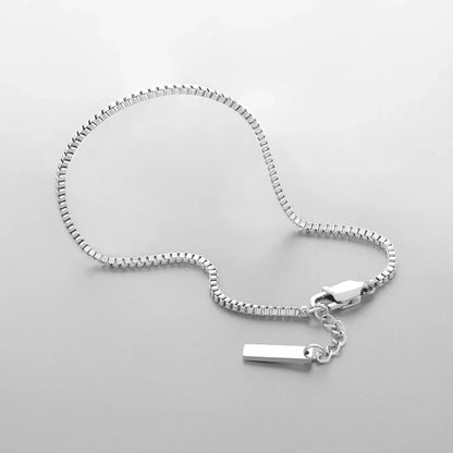 eManco Men's Personalized Creative Fashion Box Chain Bracelet  European UMAIR & HAYAT SELLER