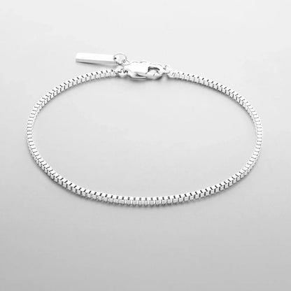 eManco Men's Personalized Creative Fashion Box Chain Bracelet  European UMAIR & HAYAT SELLER
