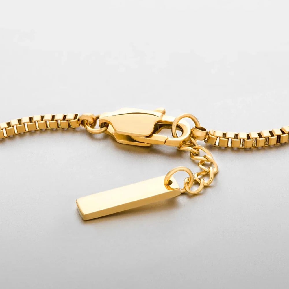 eManco Men's Personalized Creative Fashion Box Chain Bracelet  European UMAIR & HAYAT SELLER