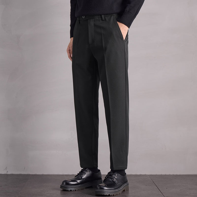 Fall Winter Men Straight Casual Pants UMAIR & HAYAT SELLER