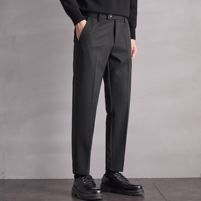 Fall Winter Men Straight Casual Pants UMAIR & HAYAT SELLER