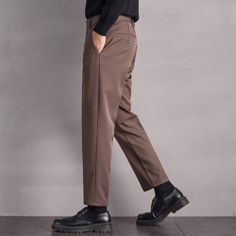 Fall Winter Men Straight Casual Pants UMAIR & HAYAT SELLER